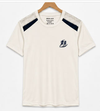 Mens Bone White Activewear T-Shirt