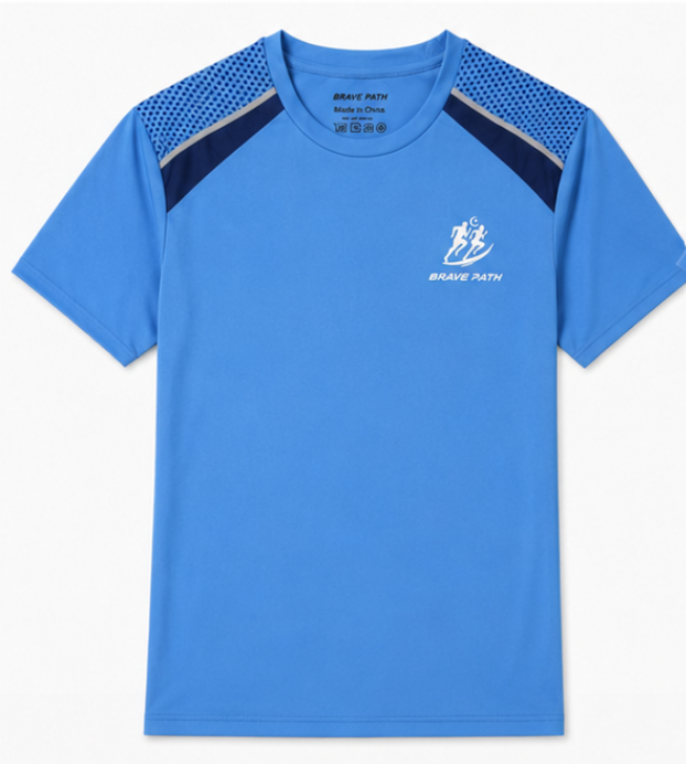 Sky Blue Activewear T-Shirt